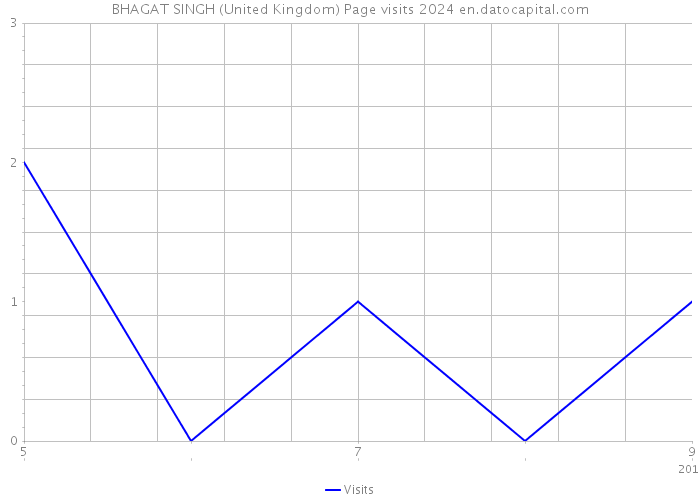 BHAGAT SINGH (United Kingdom) Page visits 2024 