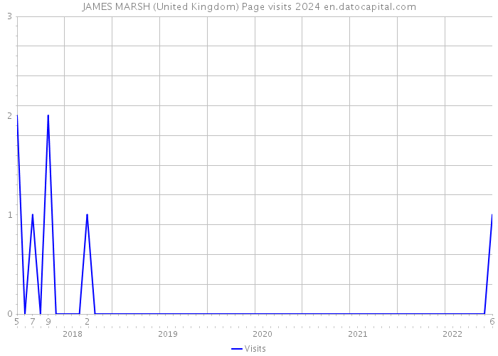 JAMES MARSH (United Kingdom) Page visits 2024 