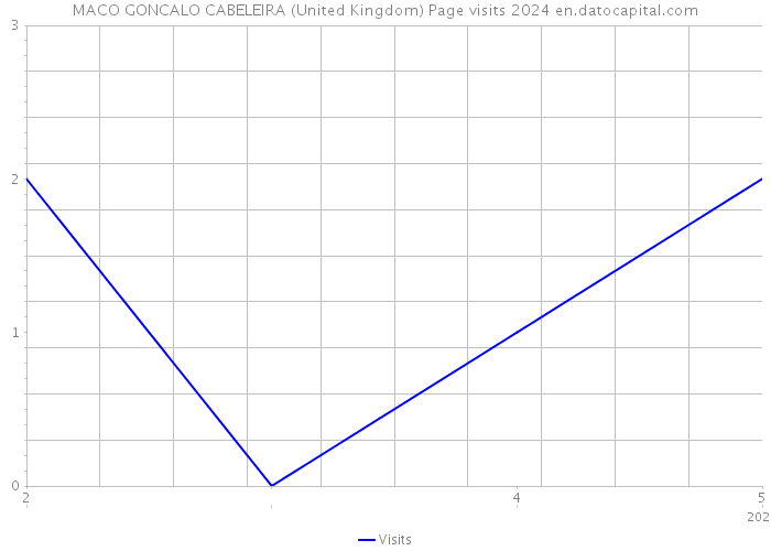 MACO GONCALO CABELEIRA (United Kingdom) Page visits 2024 