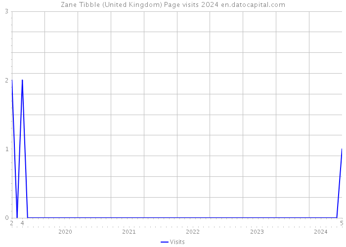 Zane Tibble (United Kingdom) Page visits 2024 