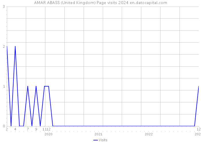 AMAR ABASS (United Kingdom) Page visits 2024 