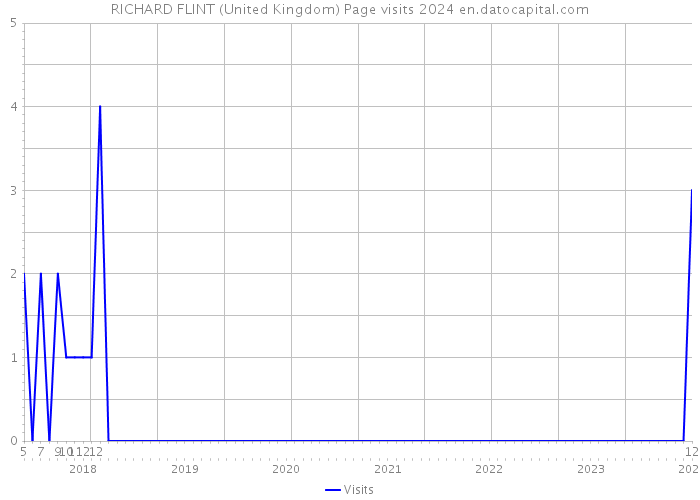 RICHARD FLINT (United Kingdom) Page visits 2024 