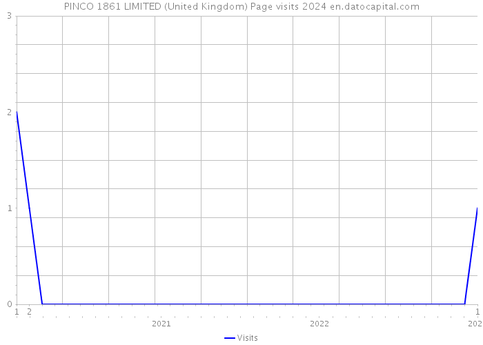 PINCO 1861 LIMITED (United Kingdom) Page visits 2024 