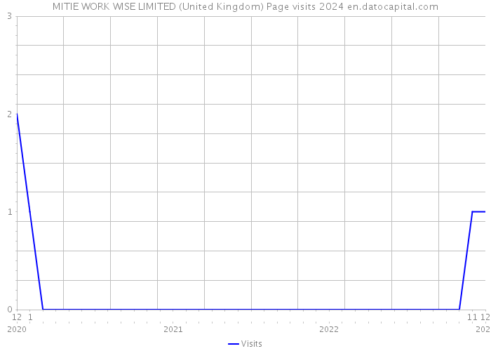 MITIE WORK WISE LIMITED (United Kingdom) Page visits 2024 
