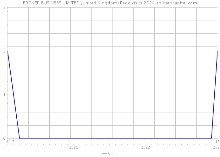 BROKER BUSINESS LIMITED (United Kingdom) Page visits 2024 