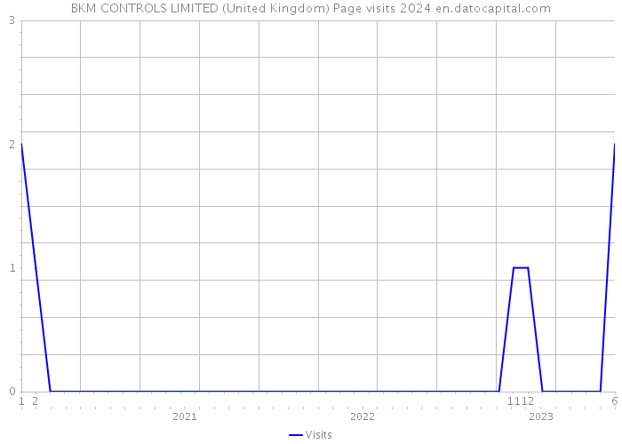 BKM CONTROLS LIMITED (United Kingdom) Page visits 2024 
