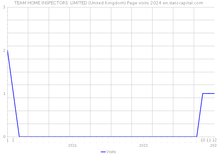 TEAM HOME INSPECTORS LIMITED (United Kingdom) Page visits 2024 