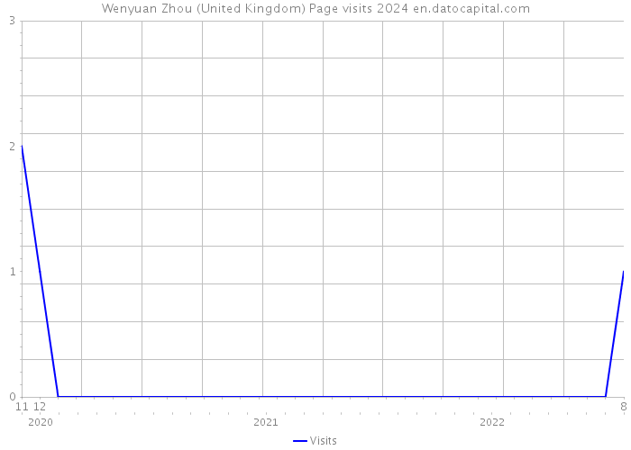 Wenyuan Zhou (United Kingdom) Page visits 2024 