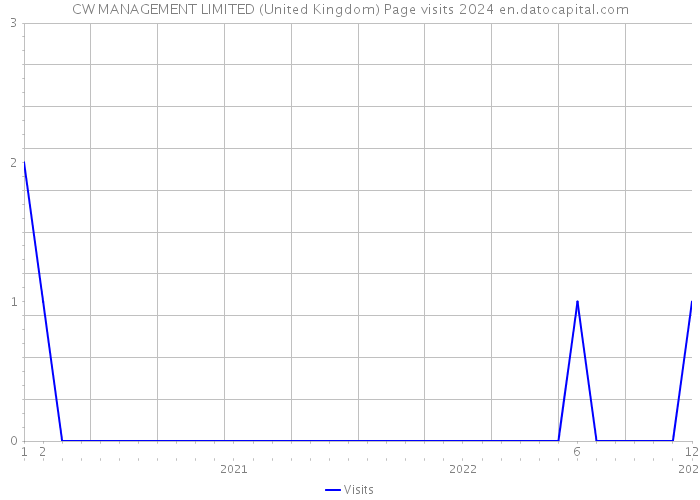 CW MANAGEMENT LIMITED (United Kingdom) Page visits 2024 