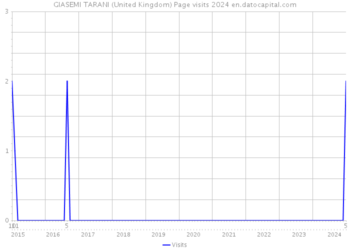 GIASEMI TARANI (United Kingdom) Page visits 2024 