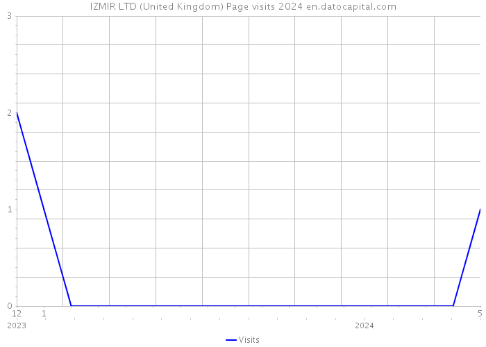 IZMIR LTD (United Kingdom) Page visits 2024 