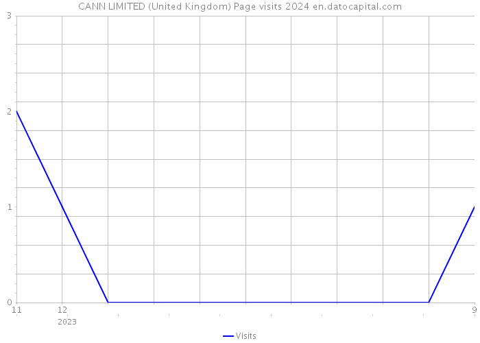 CANN LIMITED (United Kingdom) Page visits 2024 