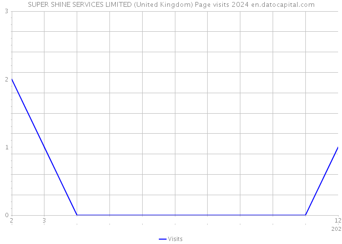 SUPER SHINE SERVICES LIMITED (United Kingdom) Page visits 2024 