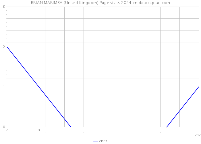 BRIAN MARIMBA (United Kingdom) Page visits 2024 