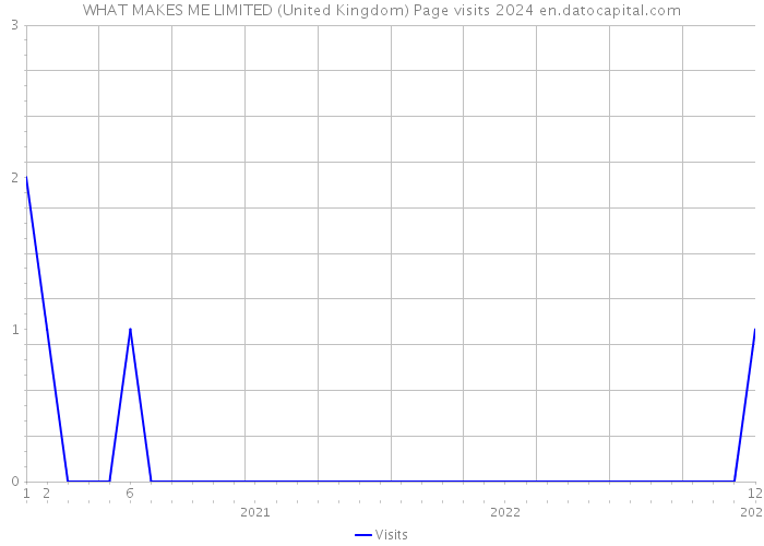 WHAT MAKES ME LIMITED (United Kingdom) Page visits 2024 