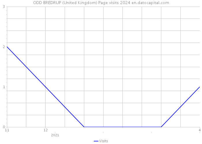 ODD BREDRUP (United Kingdom) Page visits 2024 