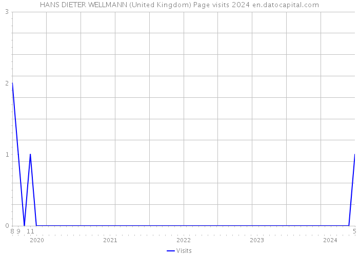 HANS DIETER WELLMANN (United Kingdom) Page visits 2024 