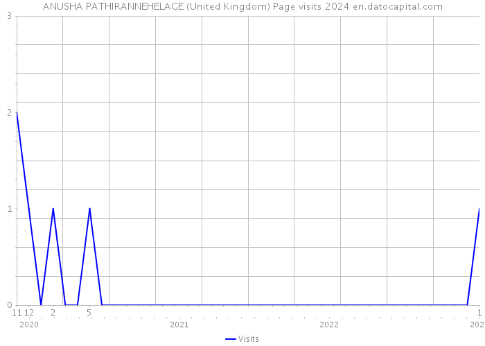 ANUSHA PATHIRANNEHELAGE (United Kingdom) Page visits 2024 