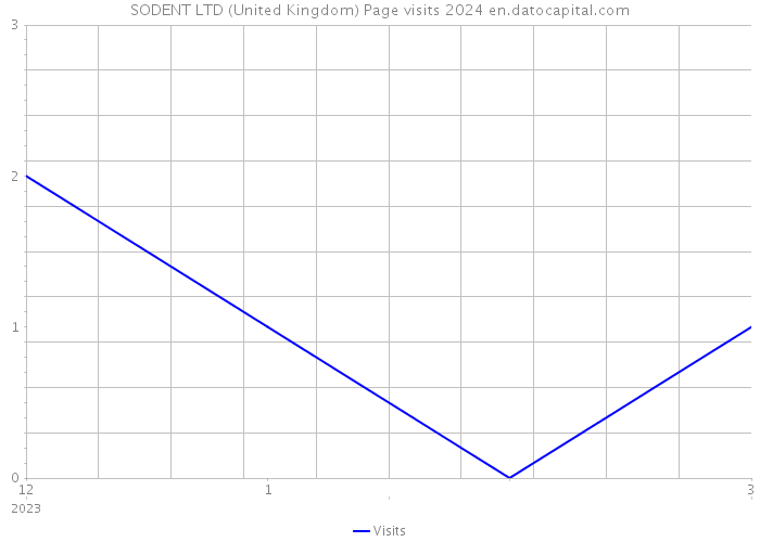 SODENT LTD (United Kingdom) Page visits 2024 