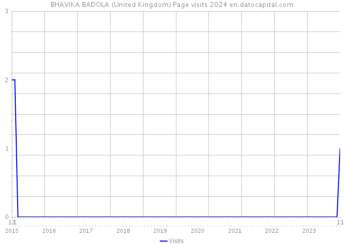 BHAVIKA BADOLA (United Kingdom) Page visits 2024 