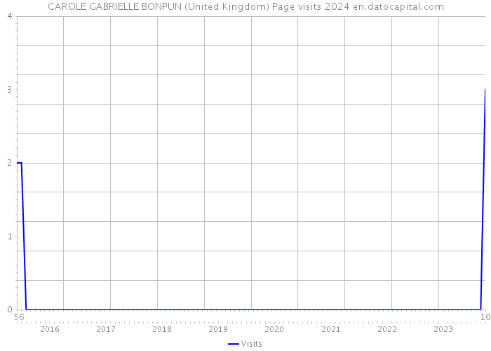 CAROLE GABRIELLE BONPUN (United Kingdom) Page visits 2024 