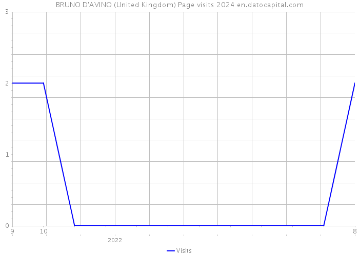 BRUNO D'AVINO (United Kingdom) Page visits 2024 