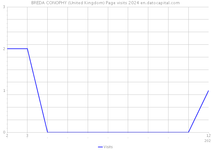 BREDA CONOPHY (United Kingdom) Page visits 2024 