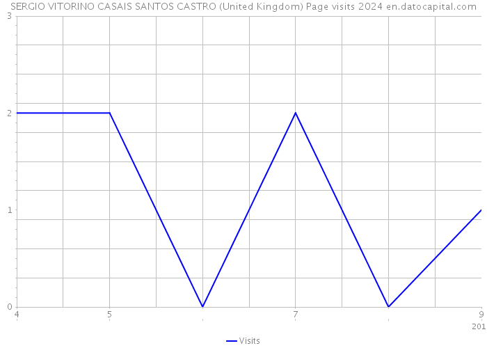 SERGIO VITORINO CASAIS SANTOS CASTRO (United Kingdom) Page visits 2024 