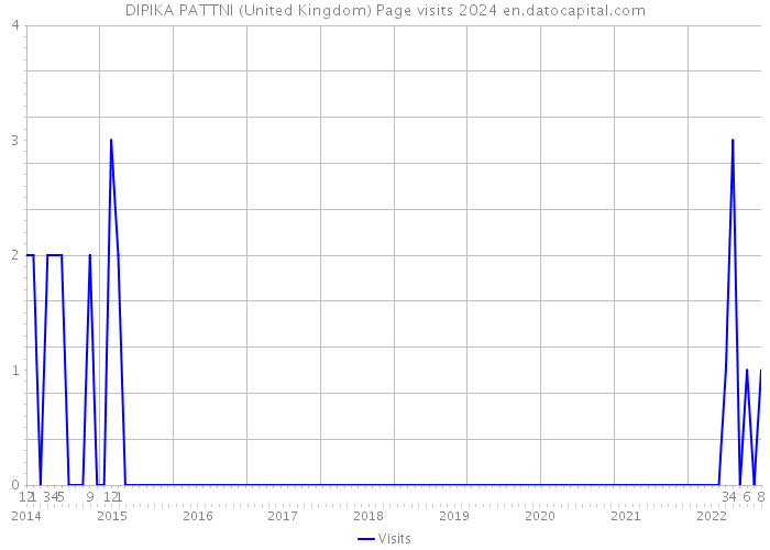 DIPIKA PATTNI (United Kingdom) Page visits 2024 