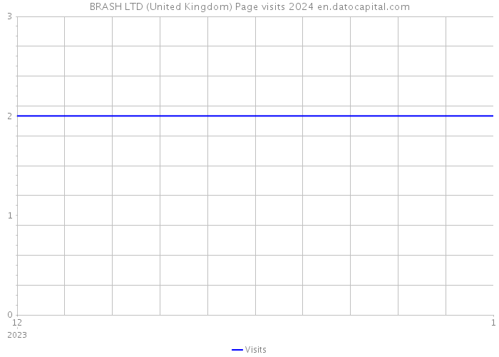 BRASH LTD (United Kingdom) Page visits 2024 