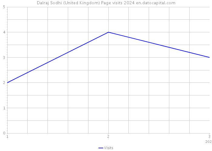 Dalraj Sodhi (United Kingdom) Page visits 2024 