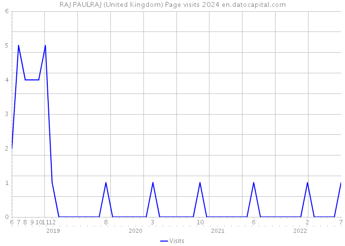 RAJ PAULRAJ (United Kingdom) Page visits 2024 