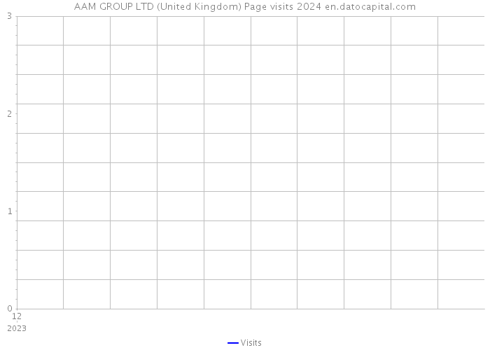 AAM GROUP LTD (United Kingdom) Page visits 2024 