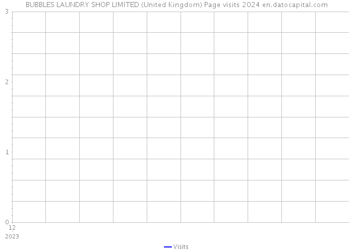 BUBBLES LAUNDRY SHOP LIMITED (United Kingdom) Page visits 2024 