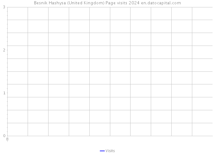 Besnik Hashysa (United Kingdom) Page visits 2024 