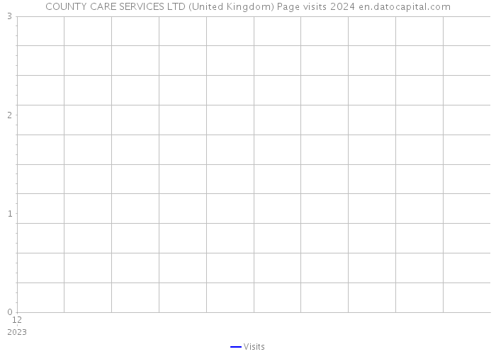 COUNTY CARE SERVICES LTD (United Kingdom) Page visits 2024 