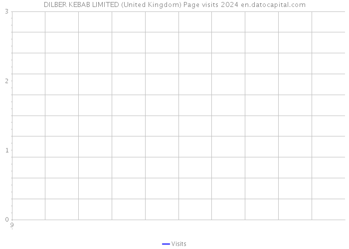DILBER KEBAB LIMITED (United Kingdom) Page visits 2024 
