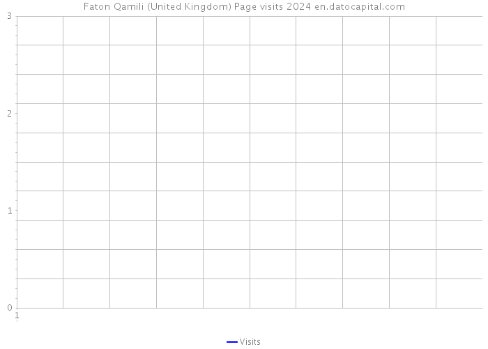 Faton Qamili (United Kingdom) Page visits 2024 