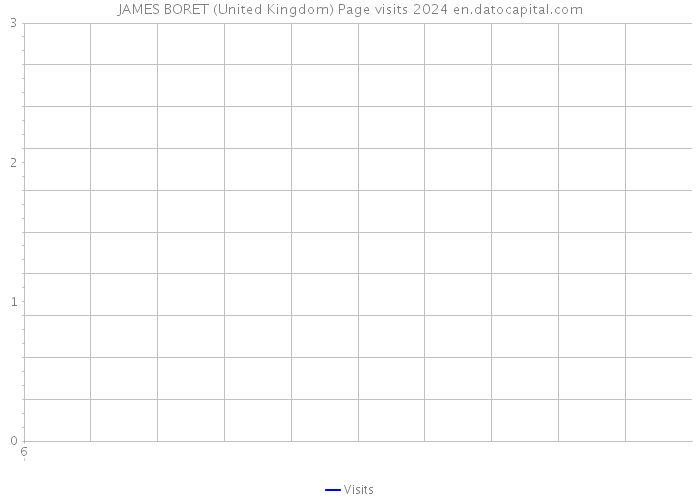 JAMES BORET (United Kingdom) Page visits 2024 