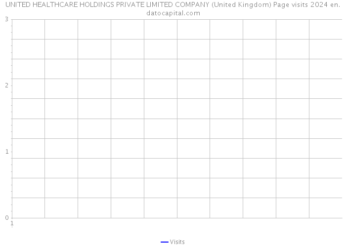 UNITED HEALTHCARE HOLDINGS PRIVATE LIMITED COMPANY (United Kingdom) Page visits 2024 