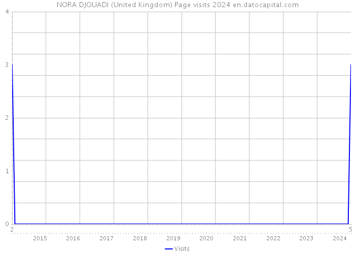 NORA DJOUADI (United Kingdom) Page visits 2024 