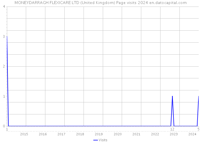 MONEYDARRAGH FLEXICARE LTD (United Kingdom) Page visits 2024 