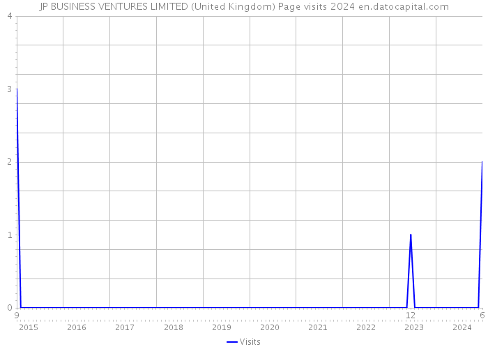 JP BUSINESS VENTURES LIMITED (United Kingdom) Page visits 2024 
