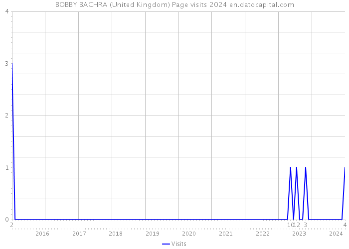 BOBBY BACHRA (United Kingdom) Page visits 2024 