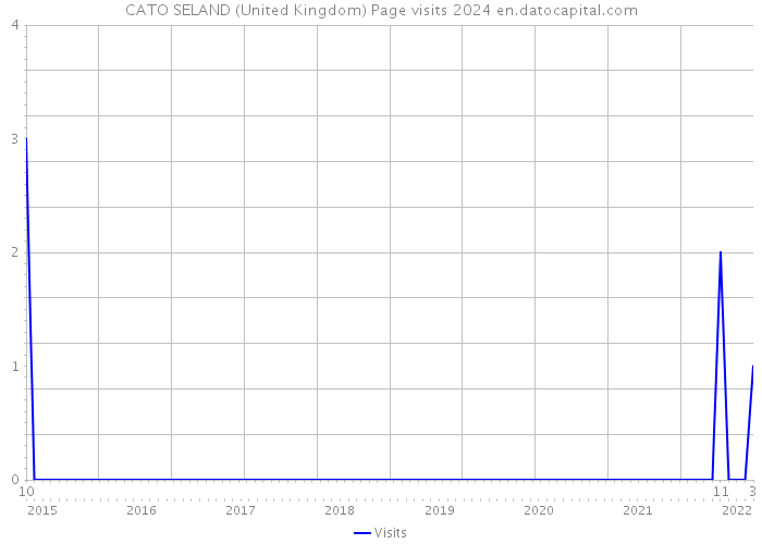 CATO SELAND (United Kingdom) Page visits 2024 