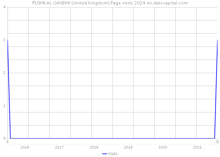 PUSHKAL GANDHI (United Kingdom) Page visits 2024 