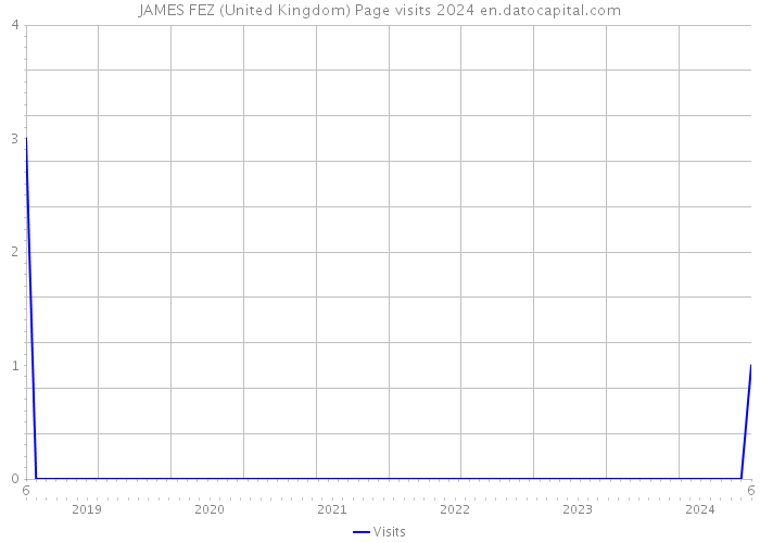 JAMES FEZ (United Kingdom) Page visits 2024 