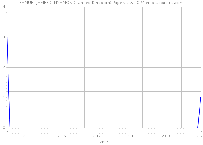 SAMUEL JAMES CINNAMOND (United Kingdom) Page visits 2024 