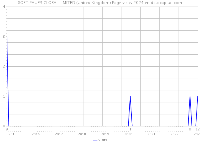 SOFT PAUER GLOBAL LIMITED (United Kingdom) Page visits 2024 