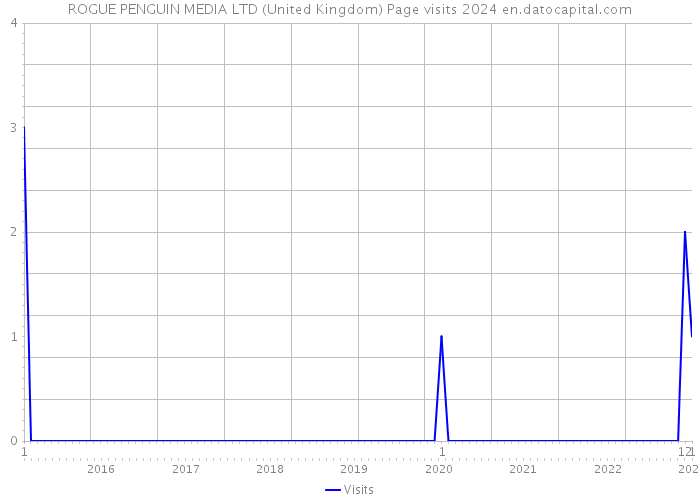 ROGUE PENGUIN MEDIA LTD (United Kingdom) Page visits 2024 